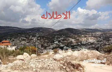  6 ارض للبيع في عنبتا الجبل الجنوبي .تصنيف أ واصلها جميع الخدمات اطلاله مميزه