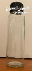  3 عدد 24) زجاجات زجاجية أنيقة مع أغطية )Elegant glass bottles with covers
