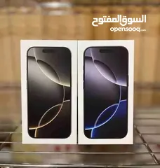  9 iPhone 16 pro  جديد كفالة الوكيل الرسمي في الأردن (128GB/256GB)