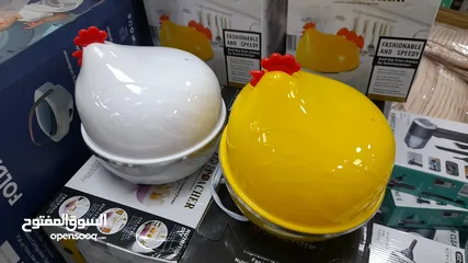  1 جهاز سلق و قلي البيض بالبخار صحي الكهربائي