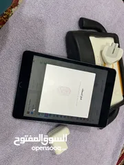  6 ايباد ابل ميني 4 رمادي 128 قيقا خط شريحة 5g نظيف مو مفتوح ولا مصلح شرط