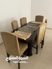  3 طاولة سفرة 6 كراسي