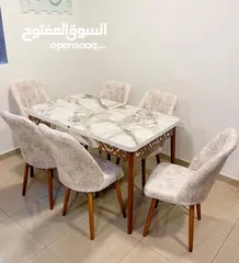  1 طاولة سفرة تركي مكفول يوجد توصيل طاولات سفرة