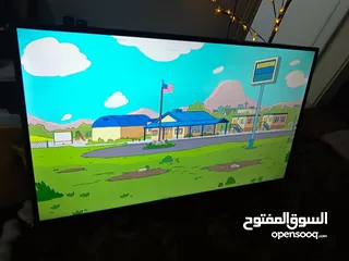  1 شاشه 50 بوصه فل سمارت 4k ضد الكسر استخدام خمسه اشهر السعر من الاخر 125 الموقع الزرقاء