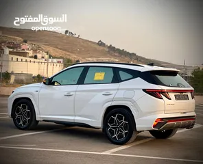  10 هونداي توسان  N-LINE  فل بدون فتحة  2x4 ///240Hp بنزين + كهرباء  2022/ ( Haybrid) 1600cc