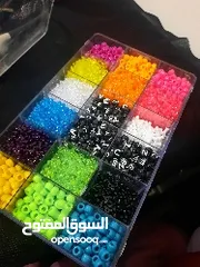  1 multi color craft beads -خرز ملون