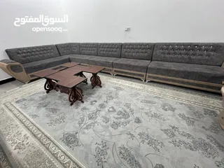  1 طخم قنفات مستخدم لكن نظيف جداً