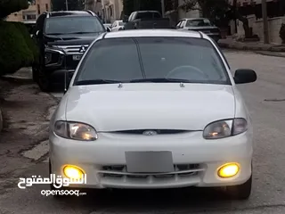  14 هونداي اكسنت اوتوماتيك 1997 محرك 1500cc توب نظافة بحال الوكاله بسعرررر مميززز