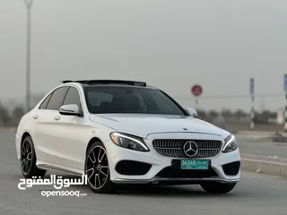  5 للبيع مرسدس C 300 2018 ابيض من داخل احمر نظيف جدا وارد كندا موصفات خليجي