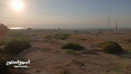  5 ارض للبيع في سويما اطلالة البحر الميت تصلح لمشروع شاليهات بسعر مغري