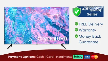  1 Samsung 85 inch Smart TV - 4K   Brand New  1 Year Warranty  FREE Delivery