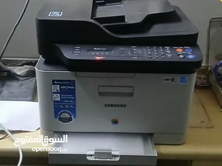  1 طابعة سامسونج تعمل الة تصوير وطابعه وفاكس وسكنر