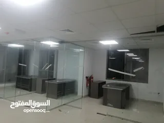 4 OFFICE PARTITION MIRROR GLASS