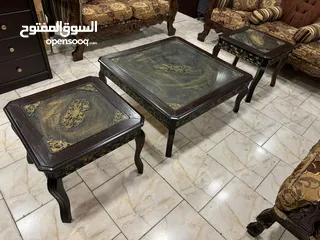  2 طقم كنب فخم للبيع مستعمل بحالة وكالة