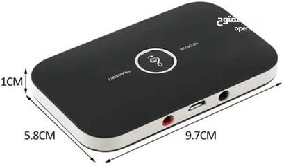  2 Bluetooth 5.0 Transmitter Receiver, 2-in-1 Wireless Audio Adapter