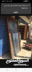  2 أبواب أمان حديد صيني ثقيل مترين في متر ومترين في متر وربع