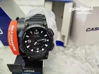  2 ساعة كاسيو اصليه جديده مميزه عقارب ودجتال Casio AQ-S810 Watch