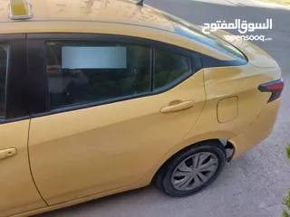  1 نيسان صني 2021 اتوماتيك تكسي عمان طبعه حره فحص كامل ترخيص لشهر2/2026 طالع من وكالة نيسان قي2021 فحص