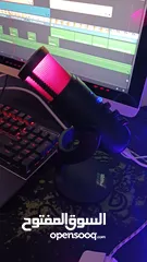  1 Twisted Minds USB Mic مايكروفون RGB بي حالة ممتازه