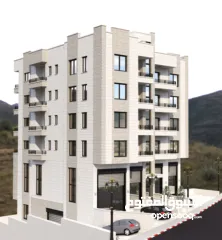  1 شقة بافضل مواقع بيت ايبا 143م بعمارة قيد الانشاء