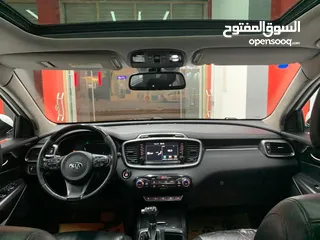  6 كيا سورينتو 6+1 4*2 2016 ترخيص 2015 فل مع بانوراما