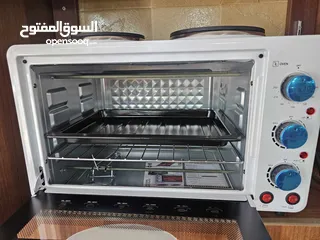  2 فرن مع غاز كهربائي
