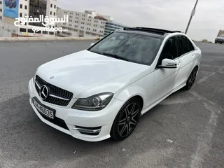  13 Mercedes Benz c200 plus مواصفات خاصه وارد  Amg وكاله 2014 فل كامل فحص كامل