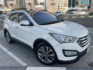  1 هونداي سانتافي رقم1استخدام شخصي خليجي نظيفة جداً  Hyundai Santa Fe GCC Full options N.1