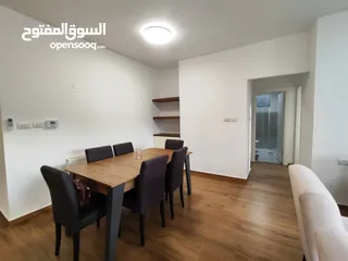  8 شقة جديدة مفروشة مع حديقة خاصة للإيجار – عين منجد  شارع إسكان المهندسين