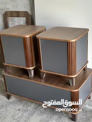  24 طاولات وسط خشب 18م الون حسب الطلب مكون من ثلاث قطع طاولات واسط جودة عالية