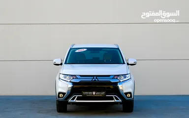  1 ميتسوبيشي أوتلاندر 2020 خليجي GLS 4X4 بحالة ممتازة من الداخل والخارج