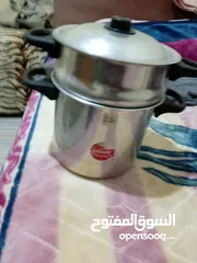  3 حله بخار مستورد لطهي الكسكسي شبه جديد