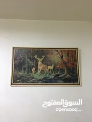  3 لوحات فنية بحالة ممتازة