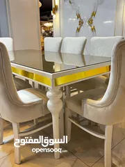  7 طاولة سفرة 8 كراسي بسعر مغري