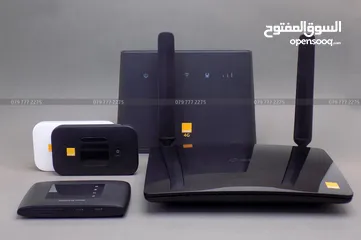  1 راوتر أورنج متنقل او ثابت 4G-LTE انترنت