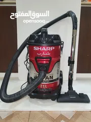  1 مكنسه شارب قوة 21 واط سعة 21 لتر