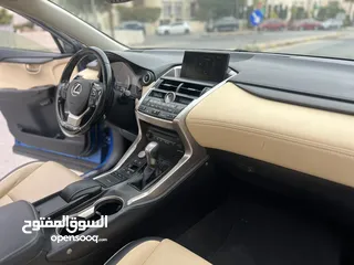  15 لكزس NX300 موديل 2016 لون ازرق فل كامل اعلى تصنيف من فئتها