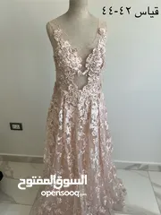  9 فساتين سهرة للبيع لبسة وحدة