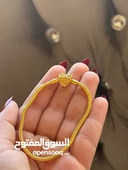  18 اساور باندورا الاصليه فضة و دهبي شامل الفل بكج