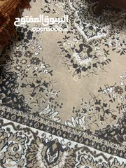  3 سجادة لون بني وبيج