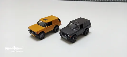  3 مجسمات سيارات معدنية حجم 1/64 مناظر للمكاتب