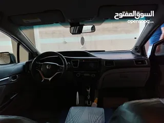  8 هوندا سيفيك هايبرد 2015 للبيع وارد أمريكي لون اسود فحص 2جيد خلفي تمشي بالتنكة 300 /350