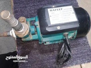  3 مضخه مياه نص حصان نوع اوروبي نخب شبه جديد 15دينار