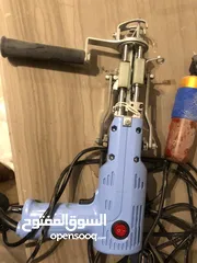  7 مسدس تصنيع سجاد يدوي مع ماكنه تنظيف غير مستخدم ابدا مستورد اماراتي افضل صنف