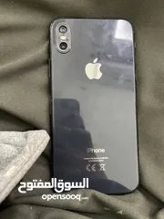  1 آيفون xs  حالت البطاريه 100السعه 256