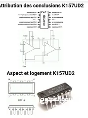  1 مضخم الصوت الروسي k157yd2 الاصلي