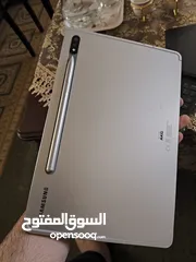  4 Samsung tab s7 128gb مع القلم والكيبورد