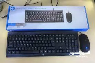  7 hp gaming keyboard and mouse km100 كيبورد وماوس جيمنج أتش بي