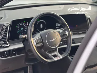  21 كايا سبورتاج  GT-Line Plug In /2022  فل الفل فتحة سقف بانوراما  فل مسكر  Plug In 4x4 -  271Hp