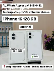  1 iPhone 16 -128 GB - Box piece- Fabulous and clean condition - Apple warranty 2/11/25